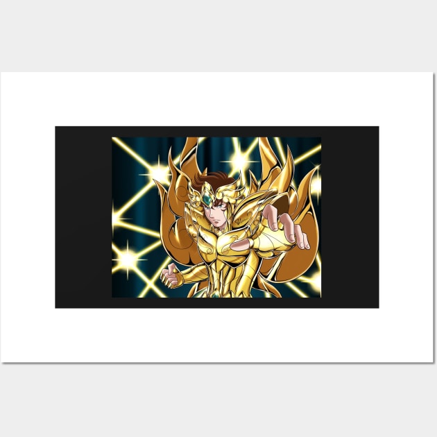 Leo Aioria-God Cloth Wall Art by Studiokawaii